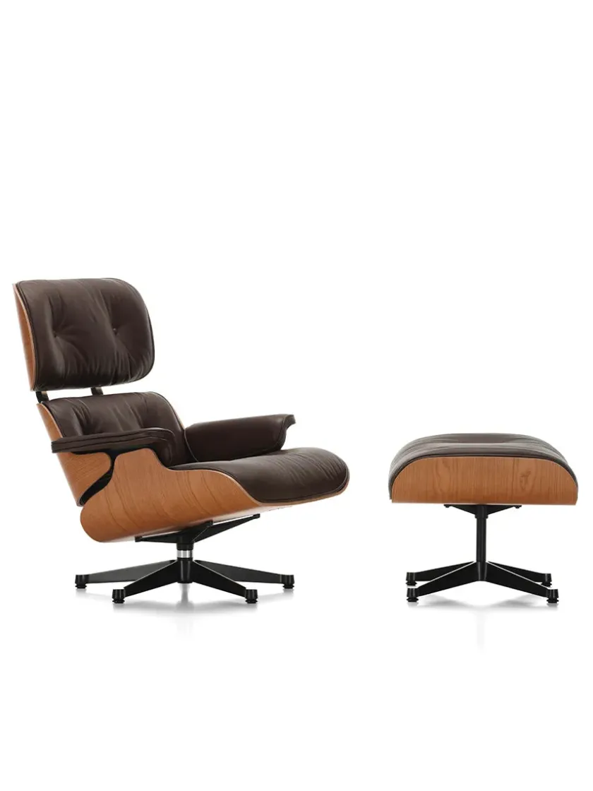 Vitra Eames Lounge Chair inkl. Fodskammel fra> Fodskamler|Lænestole