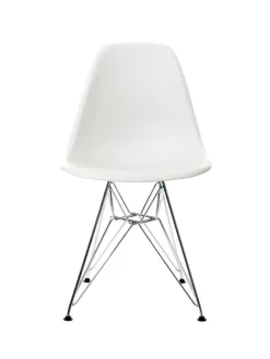 Vitra Eames Plastic Side Chair DSR, forkromet fra> Spisebordsstole