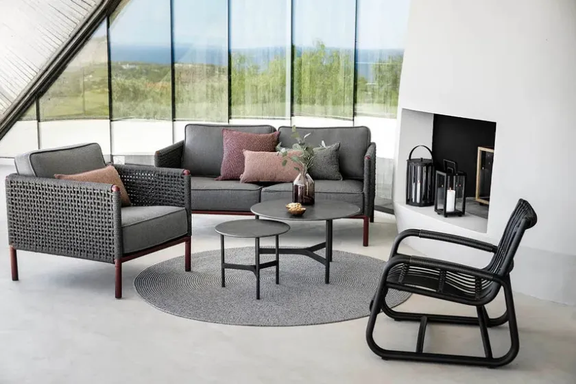 Cane-line Encore 2-pers. Sofa, Soft Rope fra> Udendørs Loungemøbler