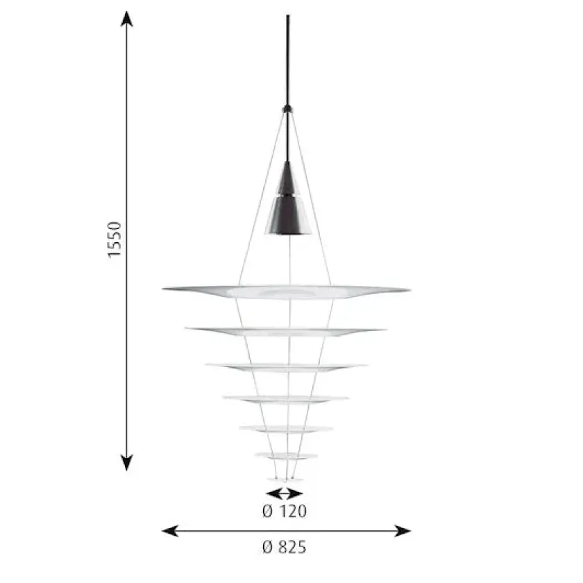 Louis Poulsen Enigma 825 fra> Pendler|Spots