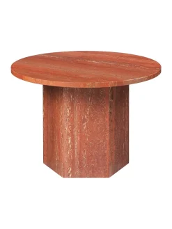 GUBI Epic Coffee Table Ø60 cm, travertine fra><noscript><img width=