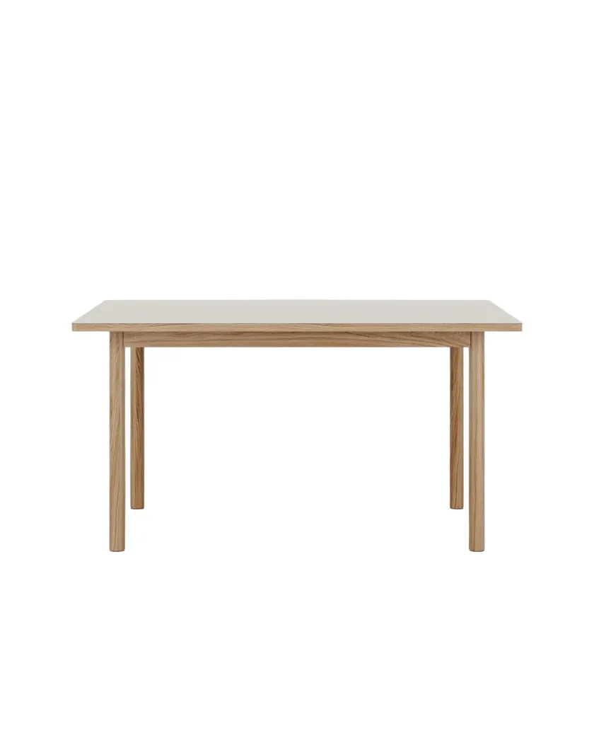 Tablelab ESSENTIAL OAK spisebord 220x90 cm Mushroom, fra> Spiseborde