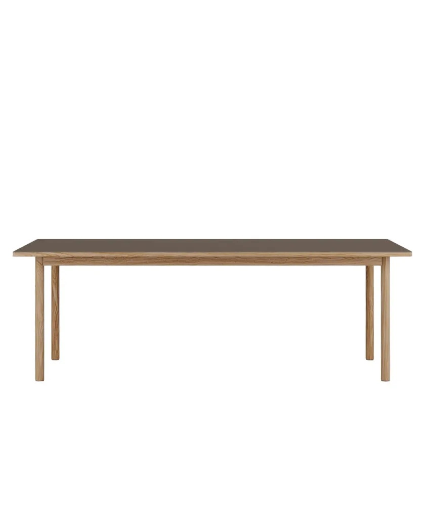Tablelab ESSENTIAL OAK spisebord 220x90 cm Espresso, fra> Spiseborde