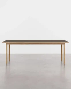 Tablelab ESSENTIAL OAK spisebord 220x90 cm Espresso, fra> Spiseborde