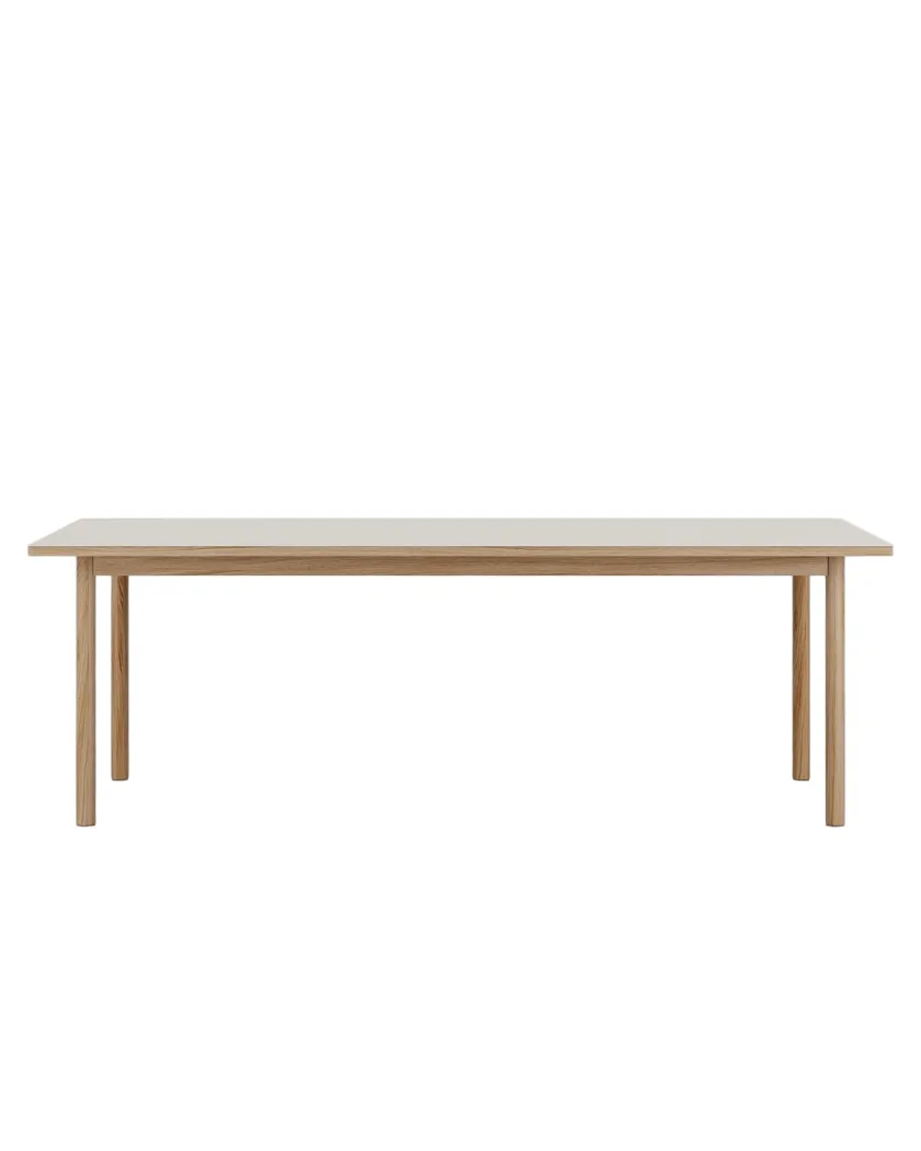 Tablelab ESSENTIAL OAK spisebord 140x90 cm Mushroom, fra> Spiseborde