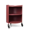Ferm Living Eve Storage, mahogany red fra> Rulleborde/Barvogn|Sideborde Og Små Borde