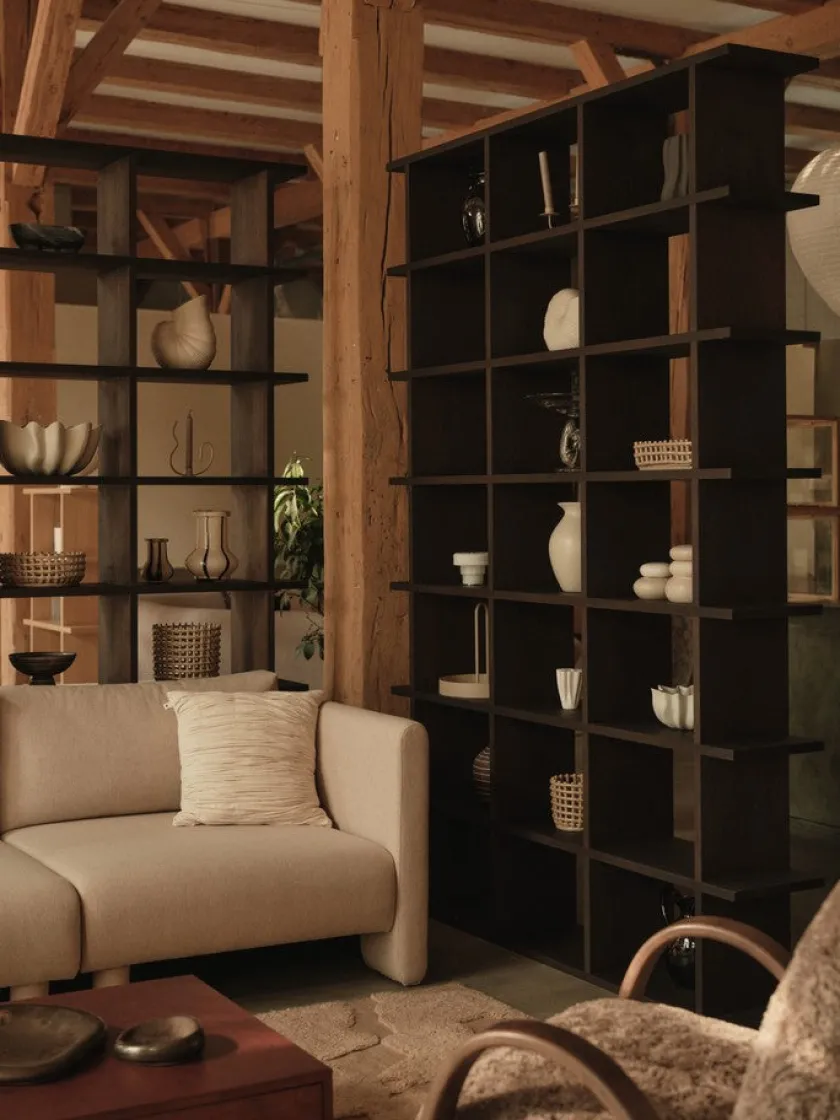 Ferm Living Falda Smocked Bolster Pude fra> Puder Og Plaider|Puder