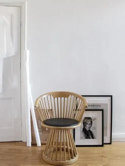 Tom Dixon Fan Dining Chair, natural fra><noscript><img width=