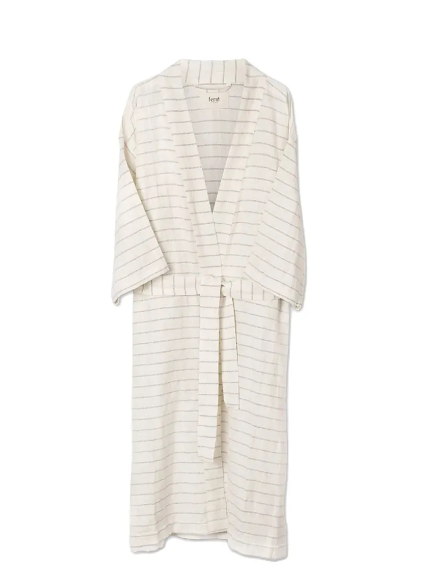Ferm Living Field Robe, camel/red fra> Tøj|Badeværelsestekstiler