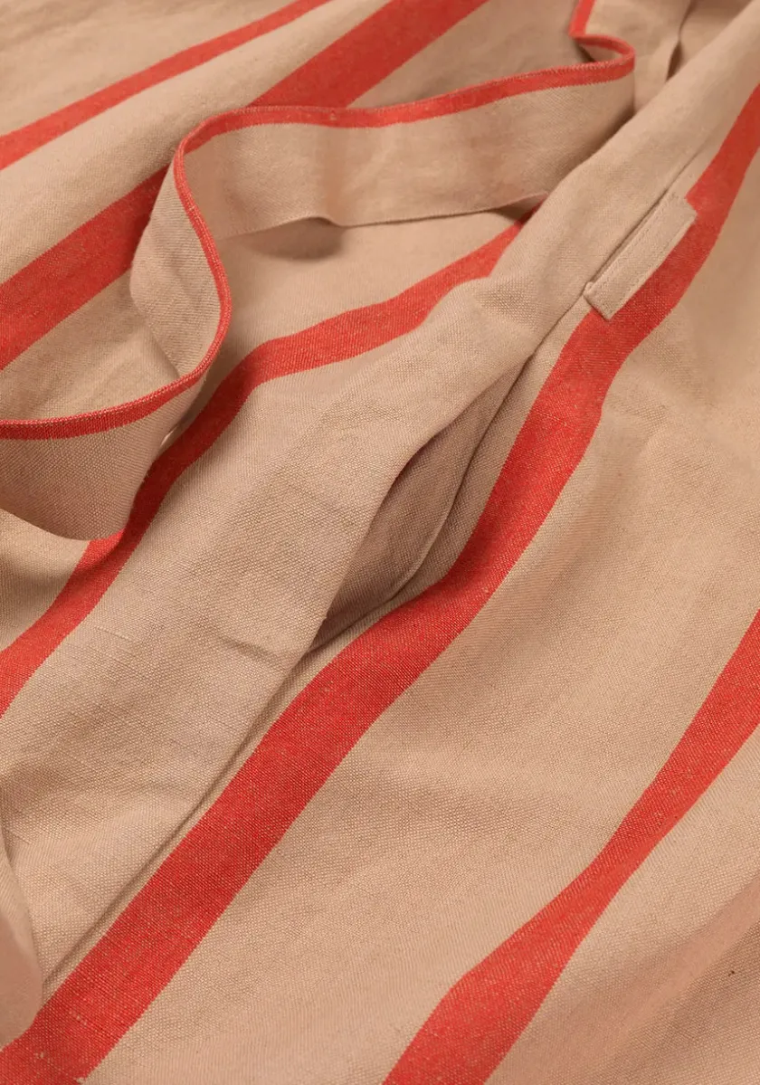 Ferm Living Field Robe, camel/red fra> Tøj|Badeværelsestekstiler