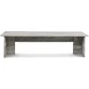 Wabi Sabi Nordic Fjer Sofabord 160 cm, travertin silver fra> Sofaborde