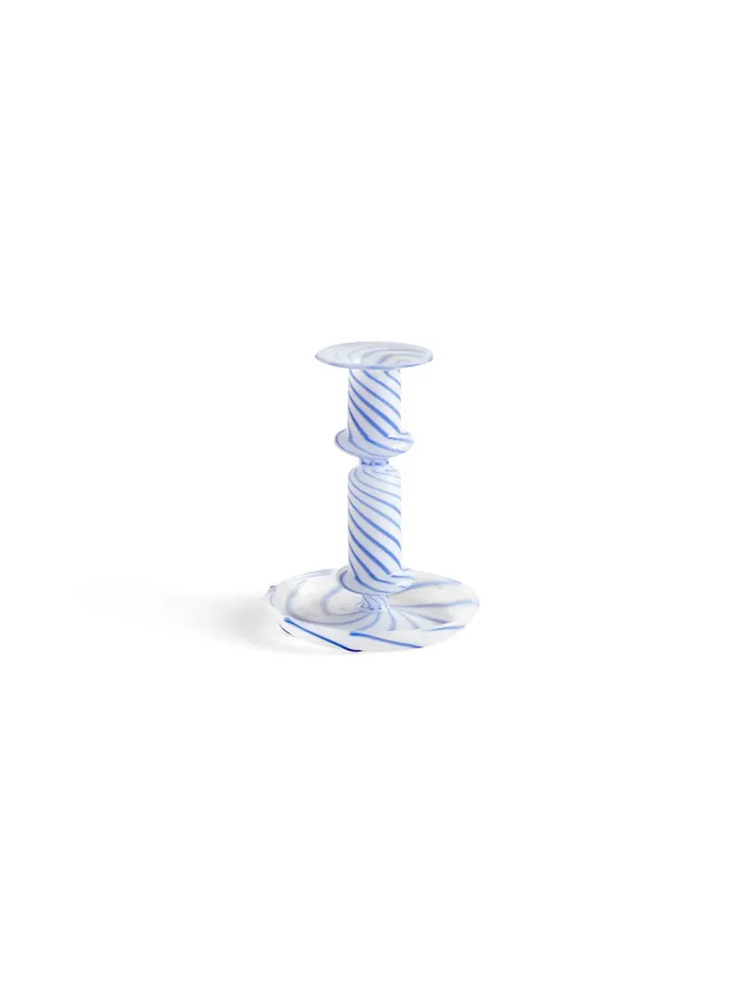 HAY Flare Stripe lysestage fra> Lysestager