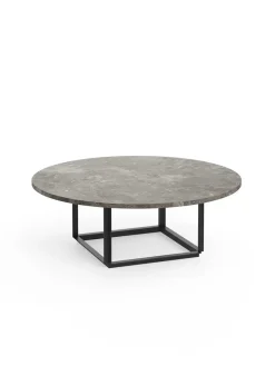 New Works Florence sofabord Ø90, Gris Du Marais fra> Sofaborde