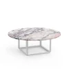 New Works Florence sofabord Ø90, white viola fra> Sofaborde