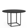 New Works Florence spisebord Ø120, black marquina fra> Spiseborde