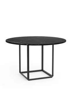 New Works Florence spisebord Ø120, black marquina fra> Spiseborde