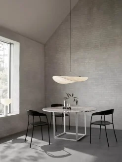 New Works Florence spisebord Ø120, white viola fra> Spiseborde