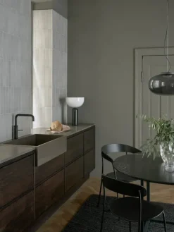 New Works Florence spisebord Ø120, white carrera fra><noscript><img width=