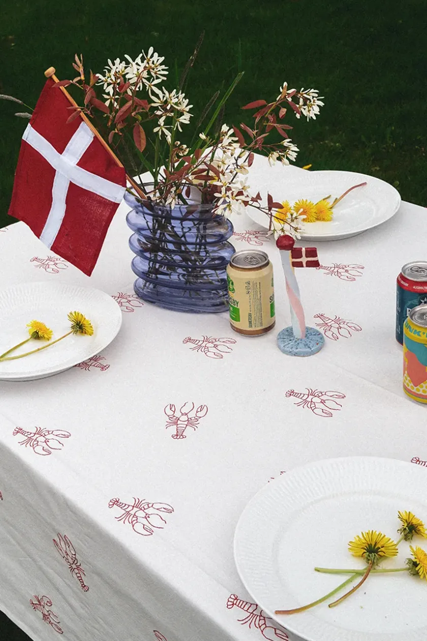 Blåmst Flower Dug fra> Gaver Til Hende|Køkkentekstiler