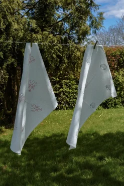 Blåmst Flower Viskestykke fra><noscript><img width=