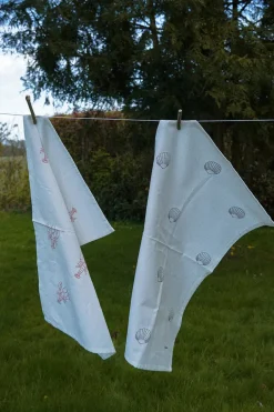 Blåmst Flower Viskestykke fra><noscript><img width=