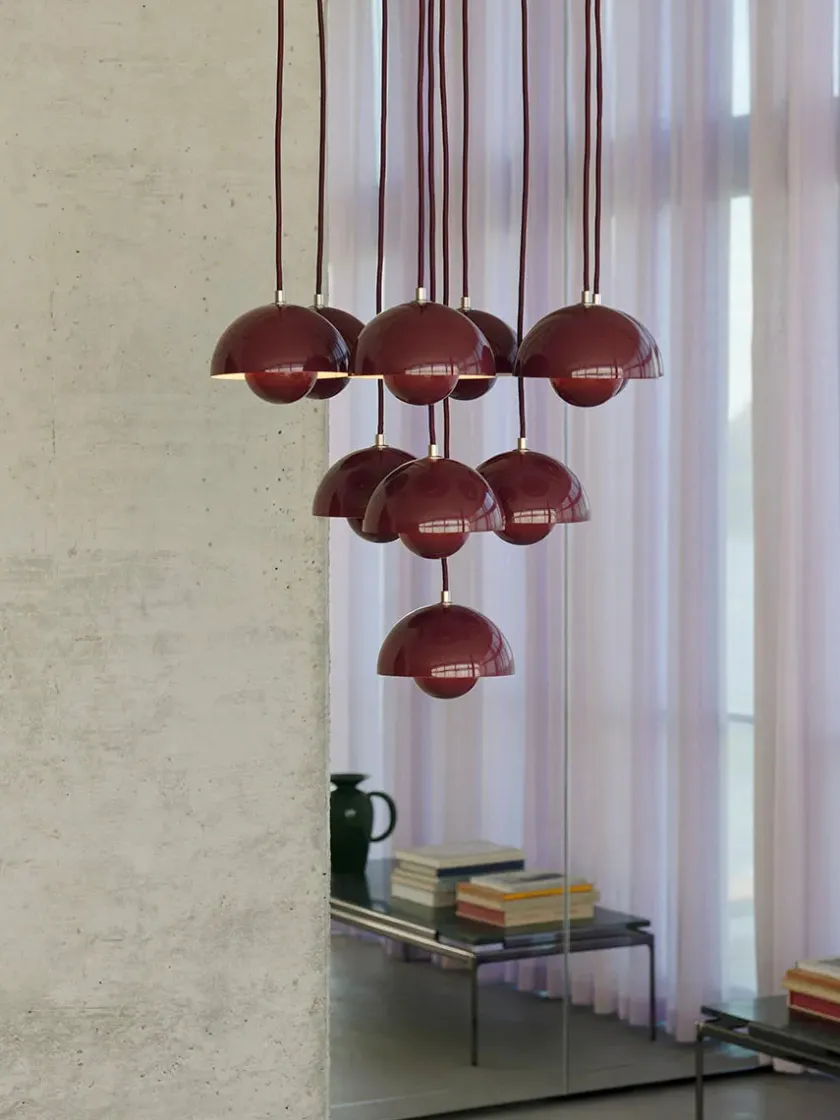 &Tradition Flowerpot Chandelier VP10, 10 pendants fra> Spots|Lysekroner