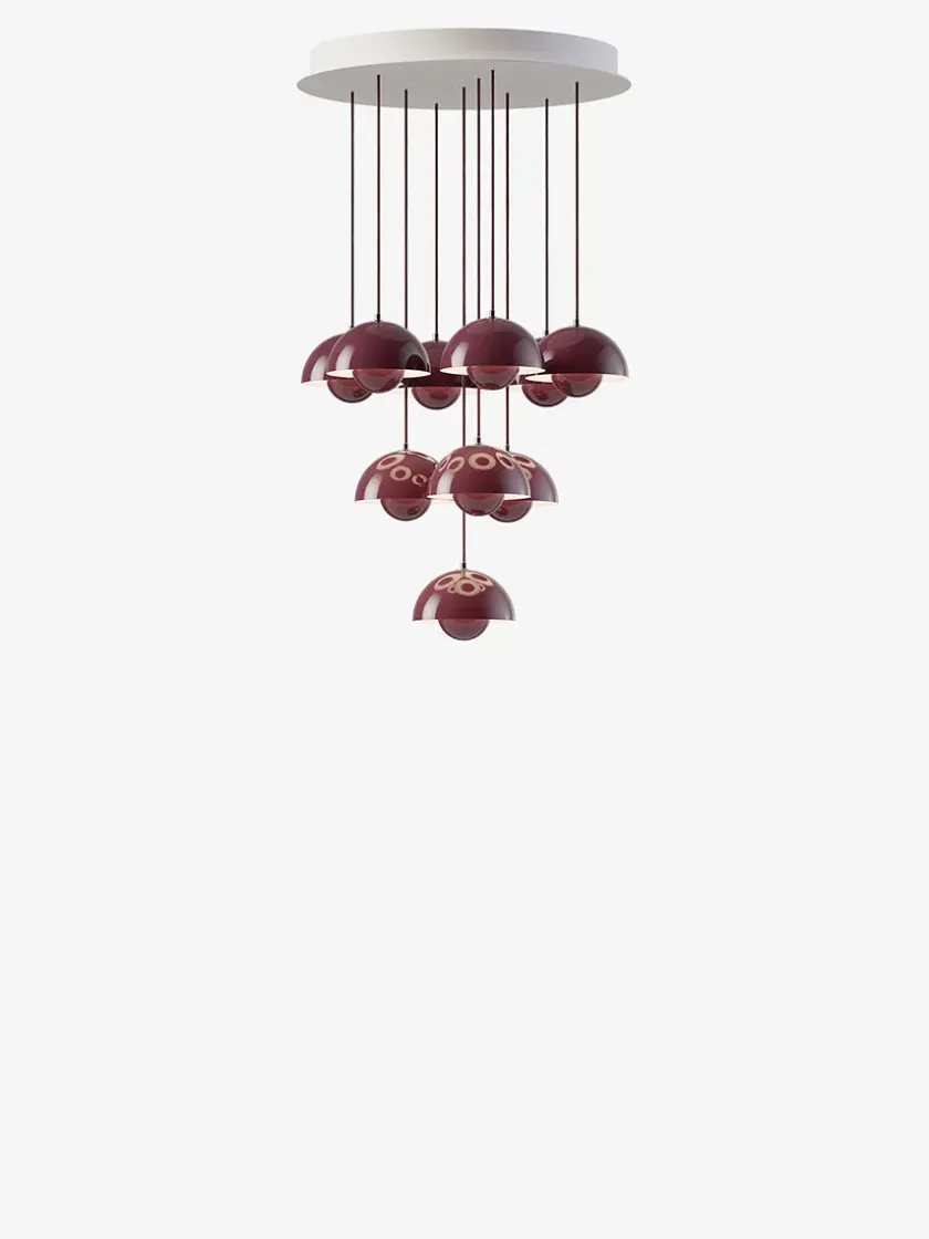 &Tradition Flowerpot Chandelier VP10, 31 pendants fra> Spots|Lysekroner