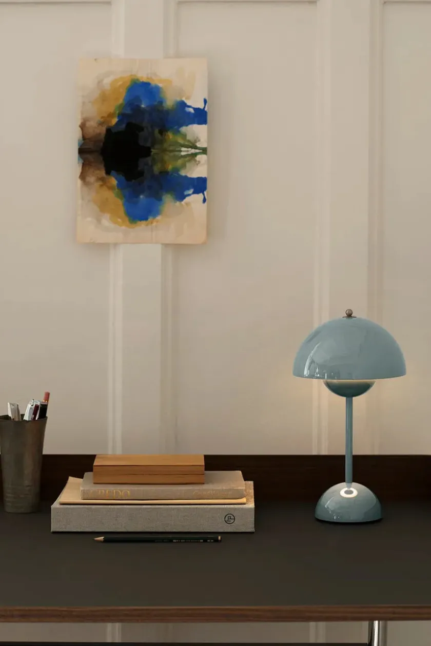 &Tradition Flowerpot Portable VP9 Bordlampe af Verner Panton> Gaver Til Hende|Portable Lamper