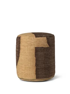 Ferm Living Forene Cylinder Pouf fra> Puffer|Sofaer