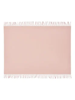 Silkeborg Uldspinderi Franja Plaid, pink/brown fra><noscript><img width=