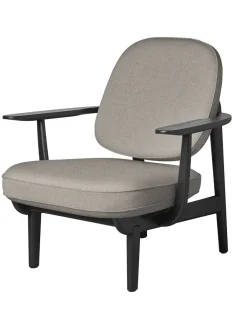 Fritz Hansen Fred Lænestol, sortfarvet ask fra><noscript><img width=