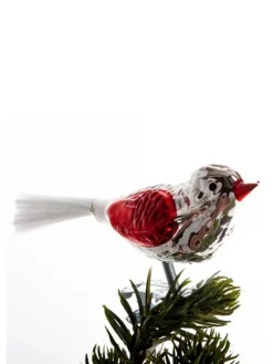 Brink Nordic Fugl m. Klemme 10 cm, sølvfarvet/guld fra><noscript><img width=