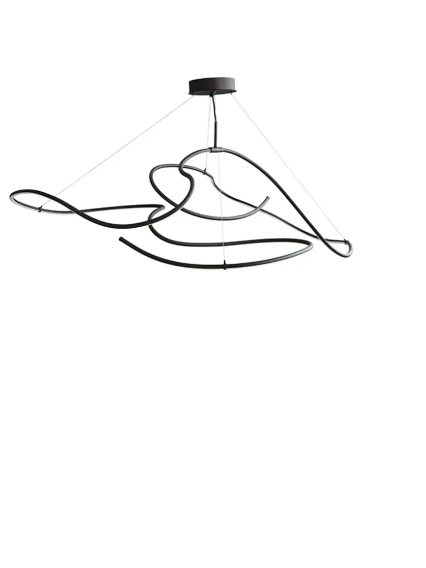 101 Copenhagen Ghost Chandelier, Big, Burned Black fra> Spots|Lysekroner