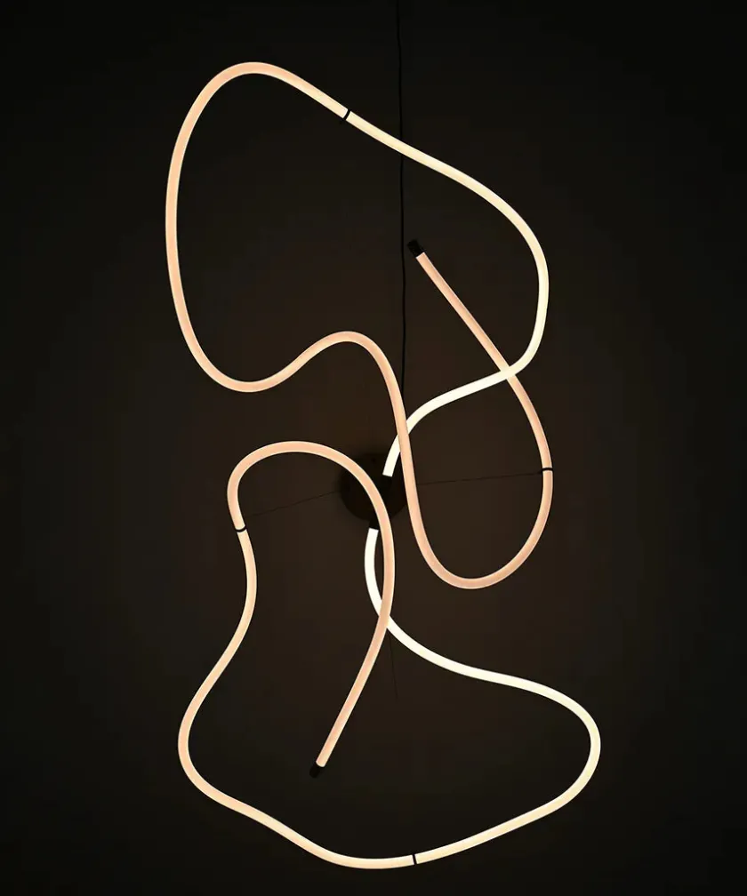 101 Copenhagen Ghost Chandelier, Big, Burned Black fra> Spots|Lysekroner