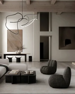 101 Copenhagen Ghost Chandelier, Big, Burned Black fra><noscript><img width=