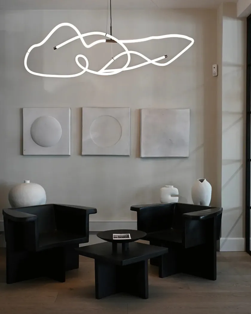 101 Copenhagen Ghost Chandelier, Big, Burned Black fra> Spots|Lysekroner