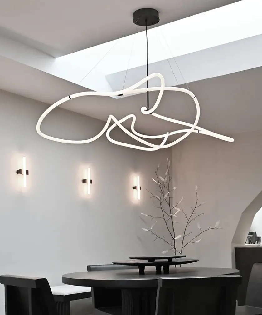 101 Copenhagen Ghost Chandelier, Big, Burned Black fra> Spots|Lysekroner