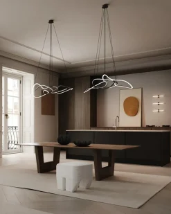 101 Copenhagen Ghost Chandelier, Mini, Burned Black fra> Lysekroner|Spots