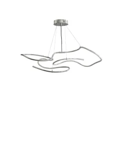 101 Copenhagen Ghost Chandelier, Mini, Chrome fra> Lysekroner|Spots