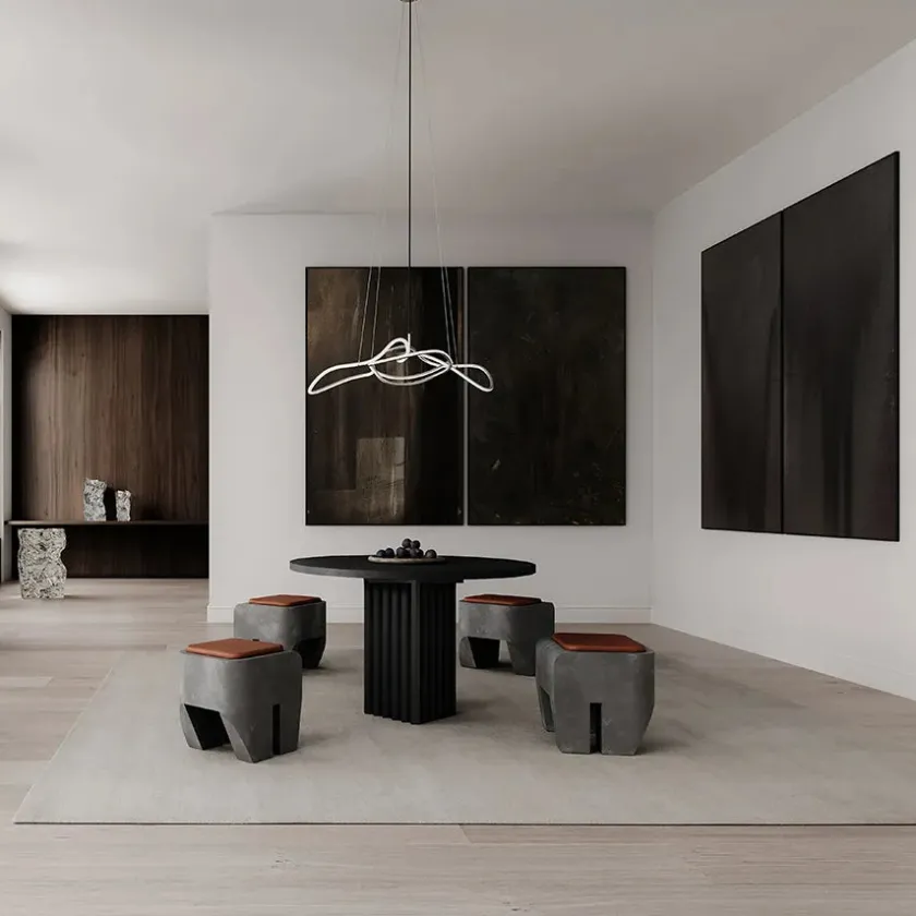 101 Copenhagen Ghost Chandelier, Mini, Chrome fra> Lysekroner|Spots