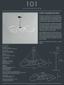 101 Copenhagen Ghost Chandelier, Mini fra><noscript><img width=