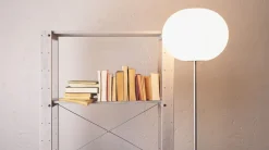 Flos Glo-Ball F, Silver Gulvlampe fra> Gulvlamper|Spots
