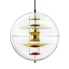 Verpan Globe, Brass Finish pendel Ø40 af Verner Panton> Pendler|Spots