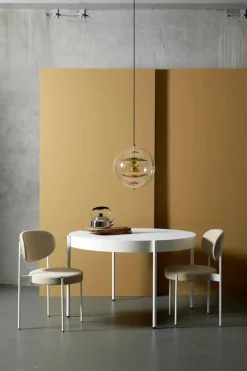 Verpan Globe, Brass Finish pendel Ø40 af Verner Panton><noscript><img width=