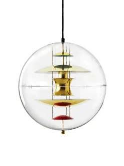 Verpan Globe, Glass pendel Ø40 af Verner Panton><noscript><img width=