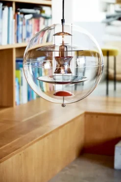 Verpan Globe, Glass pendel Ø40 af Verner Panton><noscript><img width=