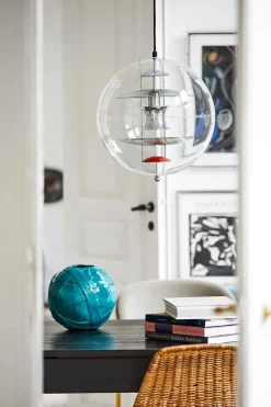Verpan Globe, Glass pendel Ø40 af Verner Panton><noscript><img width=