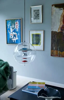 Verpan Globe pendel Ø50 af Verner Panton><noscript><img width=