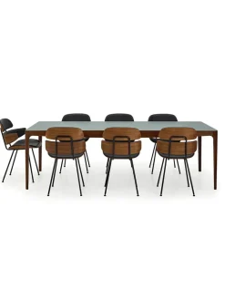 Naver Collection GM 3700 RO Spisebord, lys brun fra> Spiseborde