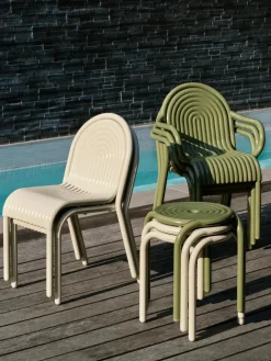 Tom Dixon Groove Stool fra> Udendørs Loungemøbler|Havestole